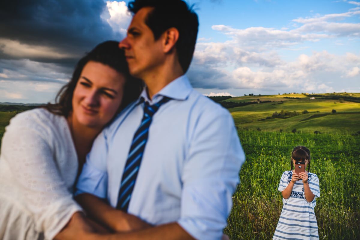 Family Photos in Val d'Orcia