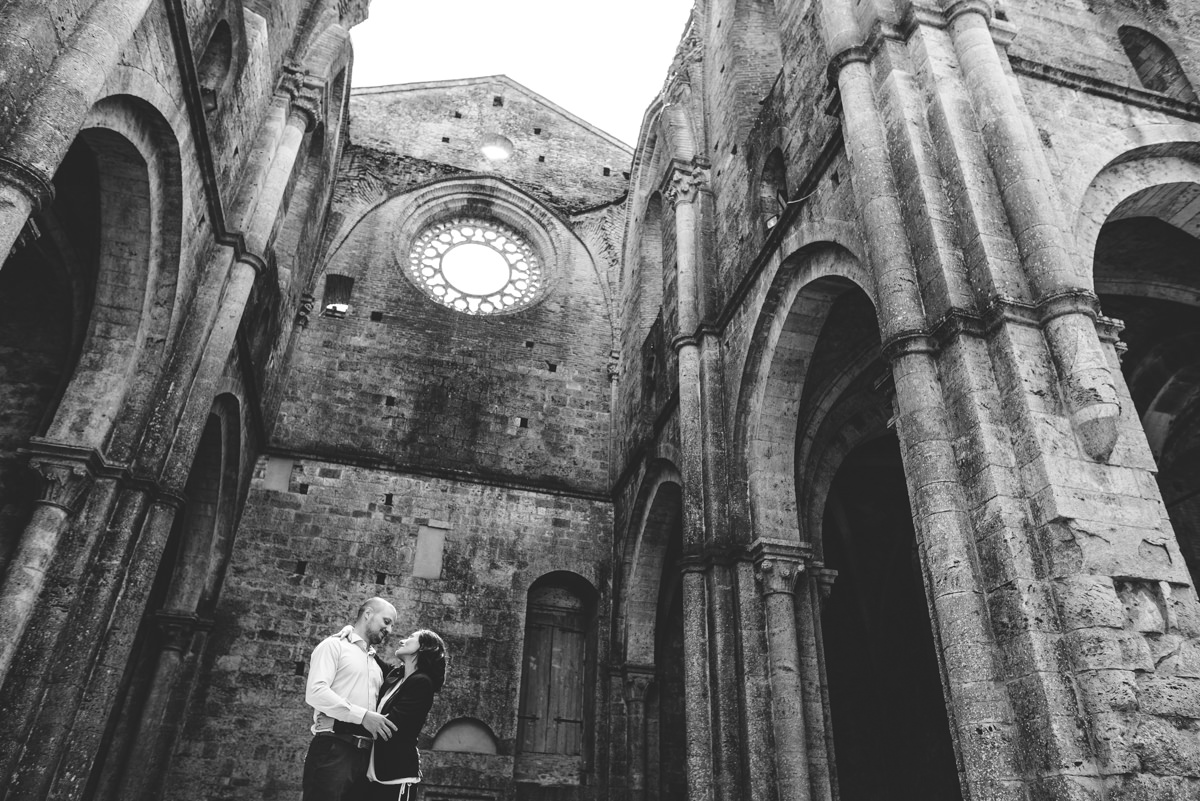Top Wedding Photographer San Salgano Abbey