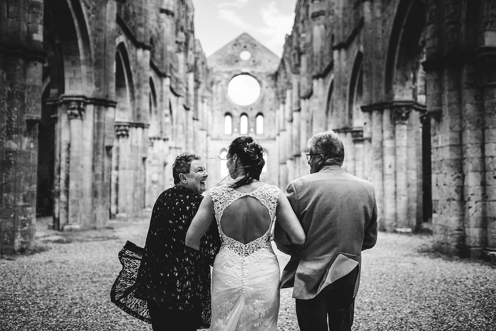 wedding at san galgano abbey